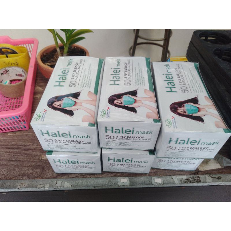 Masker medis 3 ply Halei