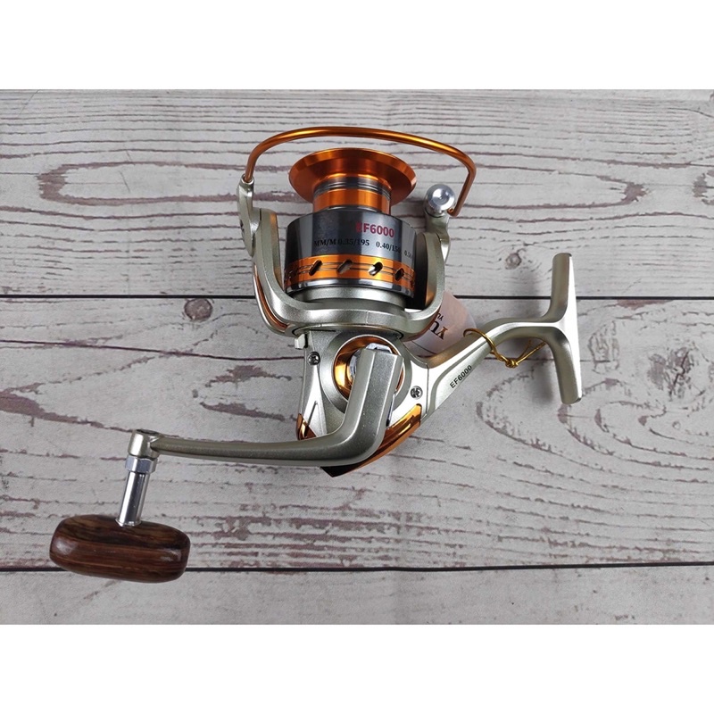 YUMOSHI REELSKING EF1000-EF 6000 Reel Pancing Spinning 12 Ball Bearing - Silver