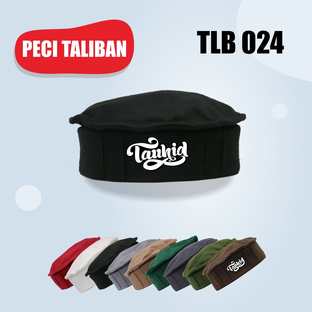 Peci Taliban Original Peci Kopiah Pakol Tauhid Topi Muslim Rosalhat Kopiah Afganistan