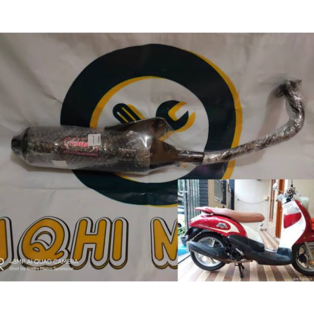Knalpot bobokan racing csr fino karbu / fino 125