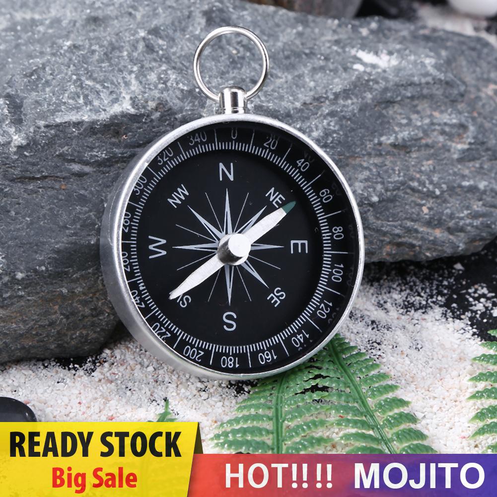 MOJITO Portable  Aluminum  Emergency Compass Outdoor Survival Compass Tool G44-2