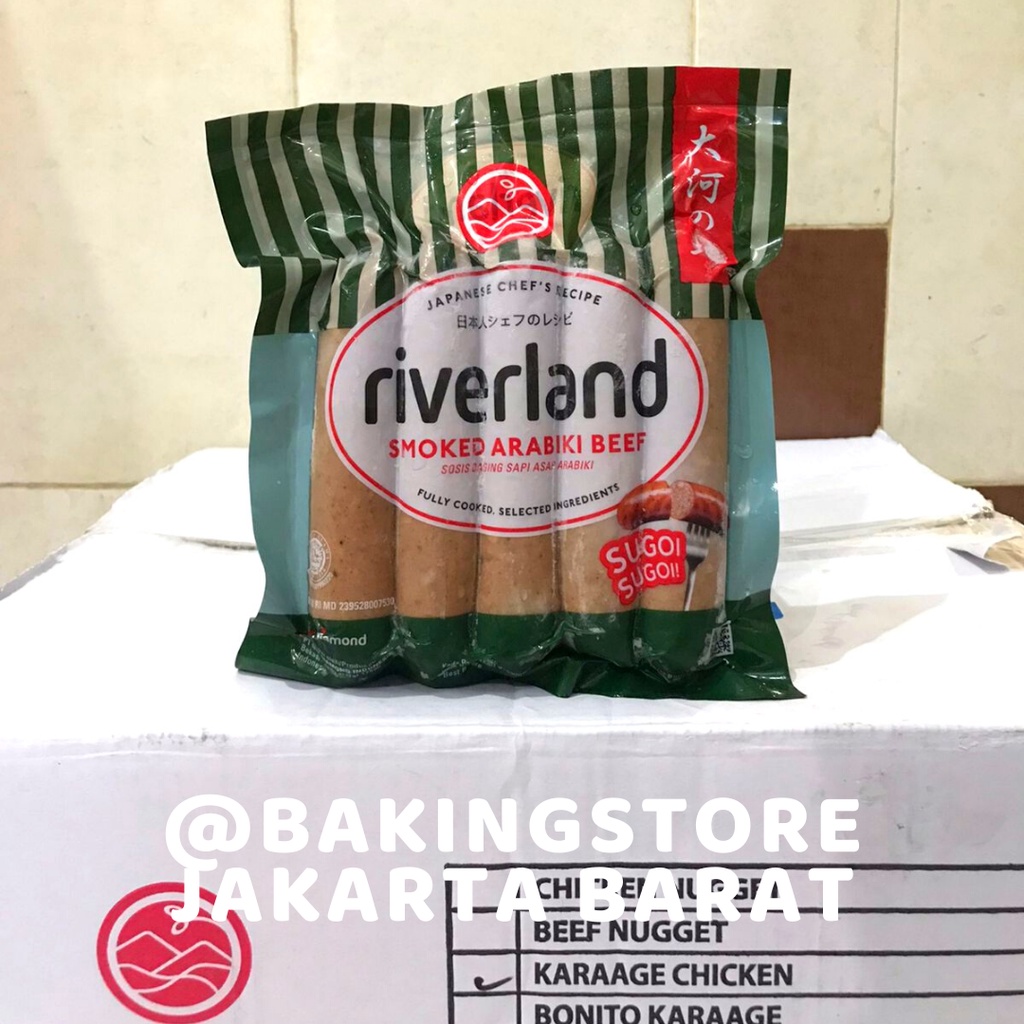 

Riverland Smoked Arabiki Beef Sausage | Sosis Ala Jepang 360 gr