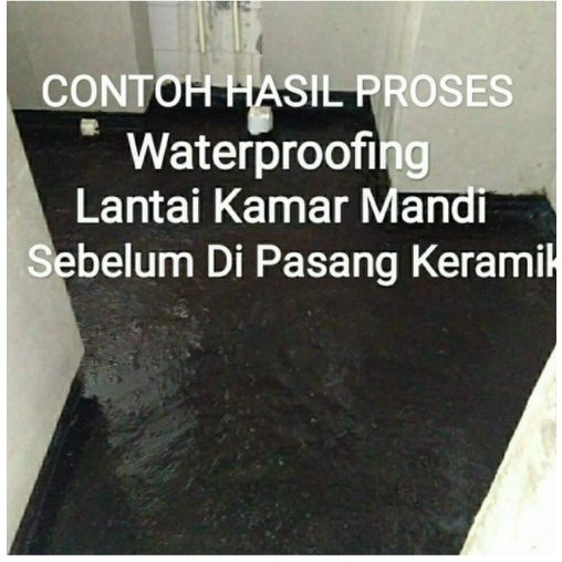 ASPAL CAIR/WATERPROOFING/UNTUK REMBES DAN BOCOR/BUKAN NODROP/ 1KG