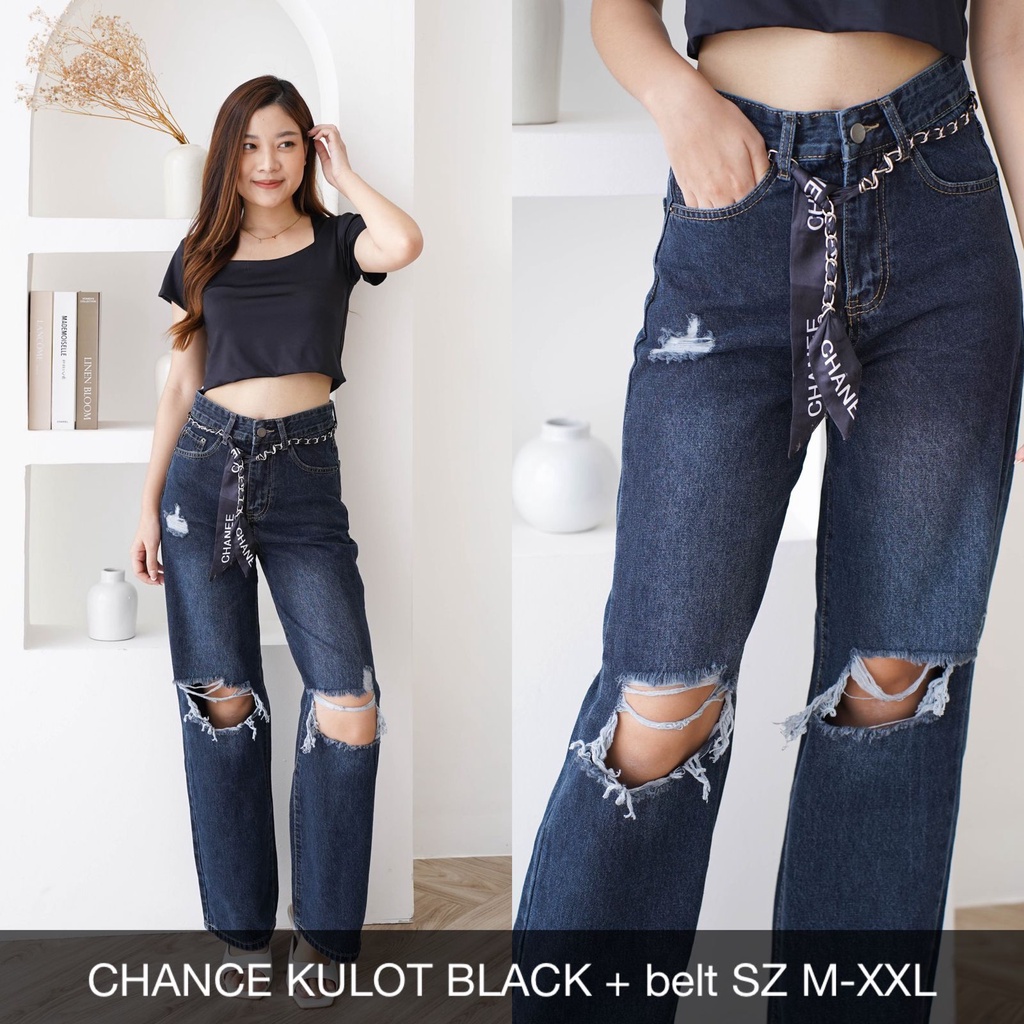 CELANA JEANS WANITA CHANCE KULOT SERIES-SYSCLOTHIER