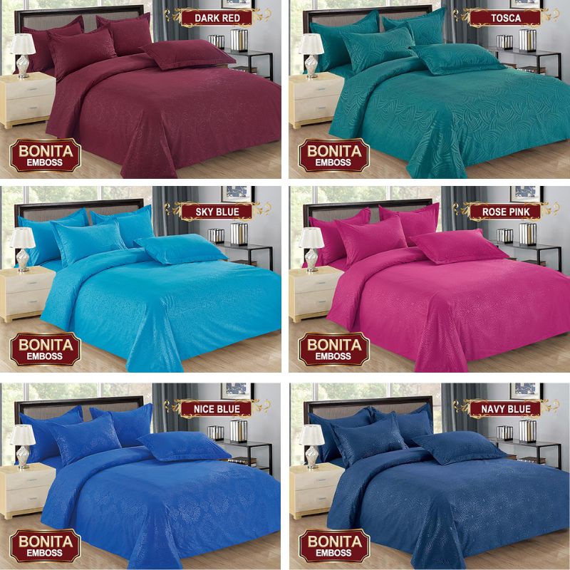 RC BONITA BEDCOVER FLAT UKURAN 180X200