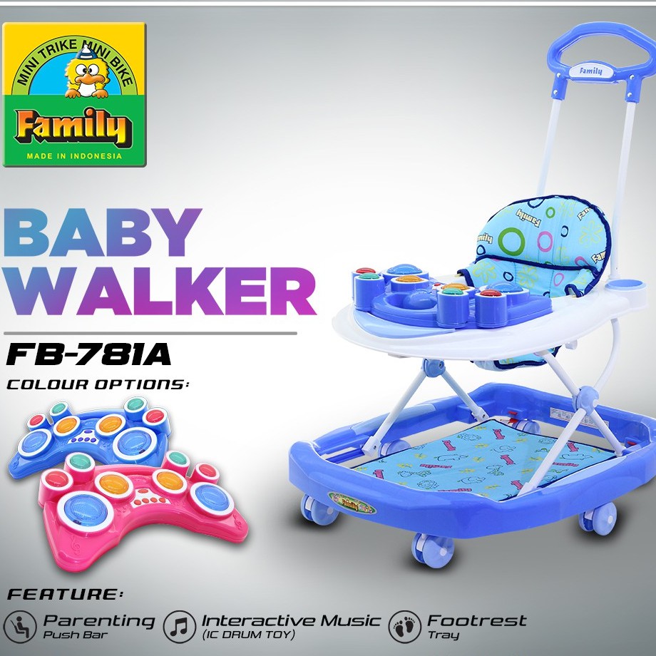 Baby Walker Apollo Alat Bantu Jalan Bayi Family 781 A