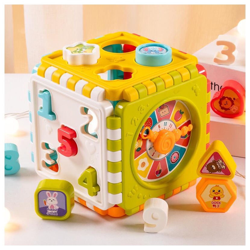 Edufuntoys - MATCHING SHAPE SORTING mainan mencocokan bentuk/ mainan edukasi anak/ puzzle 6 sisi-5