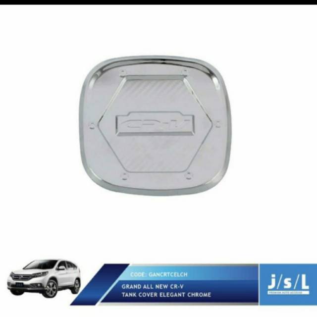 Tank cover/ tutup tangki mobil grand CRV model elegant chrome jsl