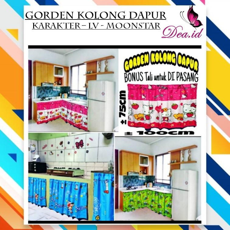 [DEASHOP] GORDEN / HORDEN / HORDENG KOLONG MEJA DAPUR KARAKTER (100CMx75CM)