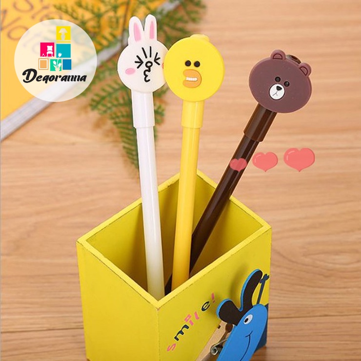 

Pulpen Karakter Gel Line Kelinci Bebek Beruang Alat Tulis Sekolah ATK menulis / Alat Tulis / Pulpen & Tinta