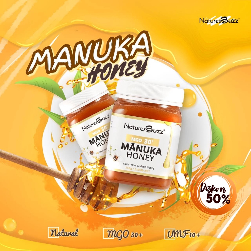 

Madu NatureBuzz Manuka Honey MGO 30+ New Zealand [500g]