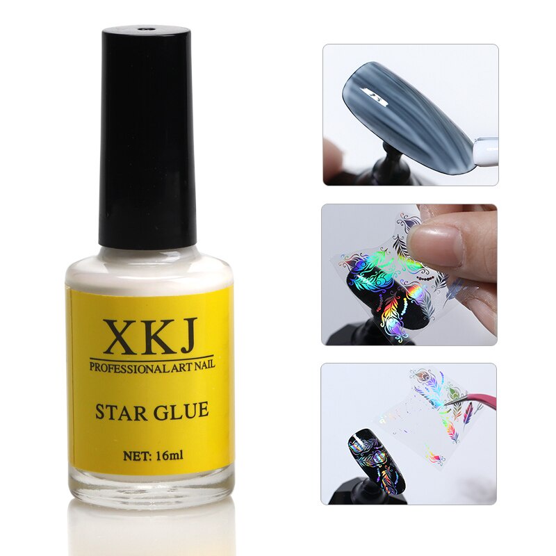 CSP081 – Nail Foil Art Sticker Translucent Hologram Marmer Motif