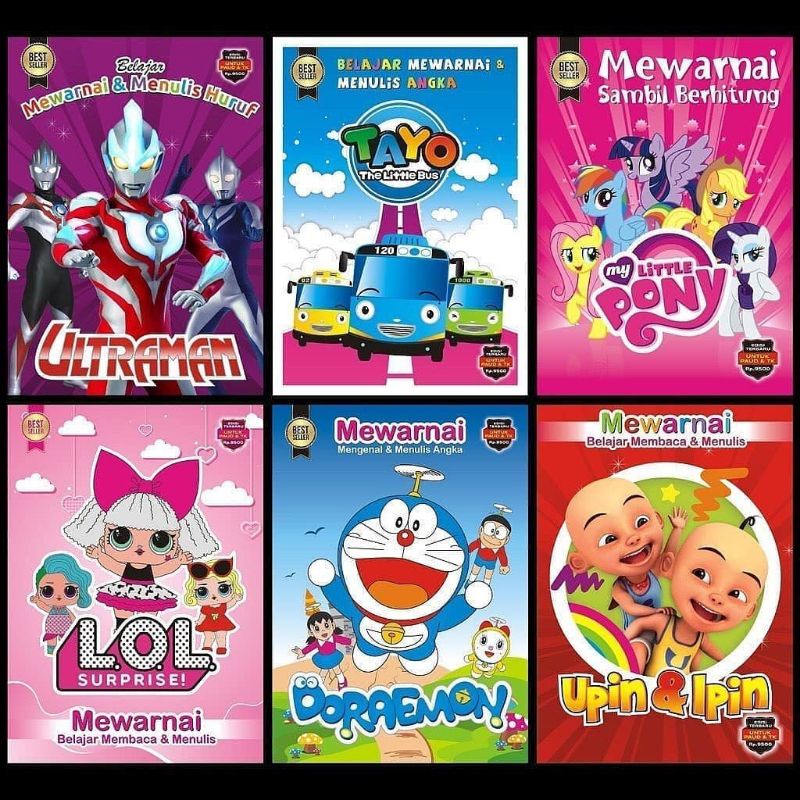 

kiddy.edustore - BUKU MEWARNAI KARAKTER