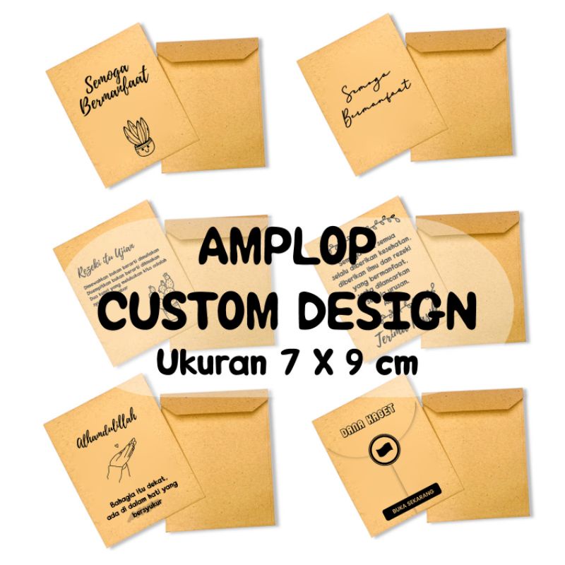 

Amplop Sedekah | Amplop Tahlil Tasyakuran | Custom Design