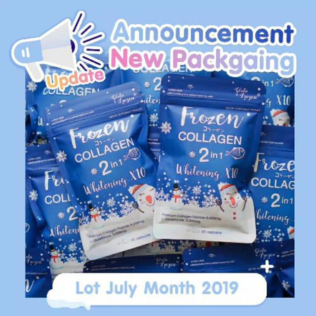 Frozen collagen 2in1 whitening x10