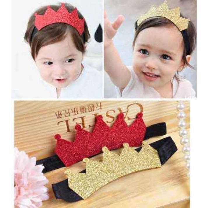 HEADBAND /BANDO BABY CROWN