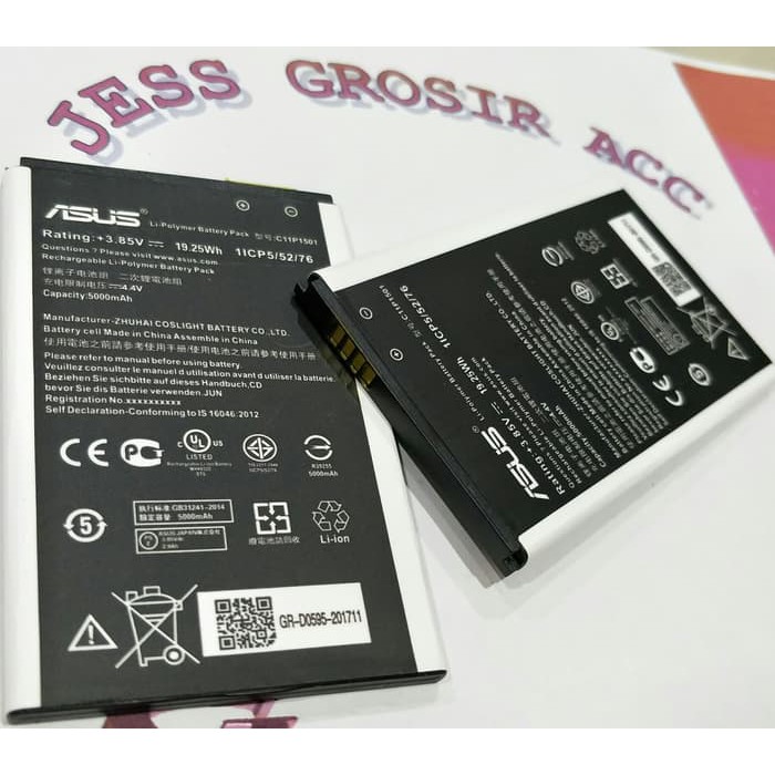 Baterai Battery Asus Zenfone Selfie 2 Laser Z00UD Z00LD C11P1501