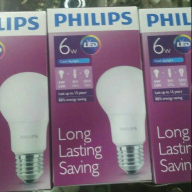 LAMPU LED 6 watt PHILIPS