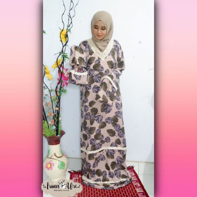 Mukena abaya/mukena dewasa/mukena traveling