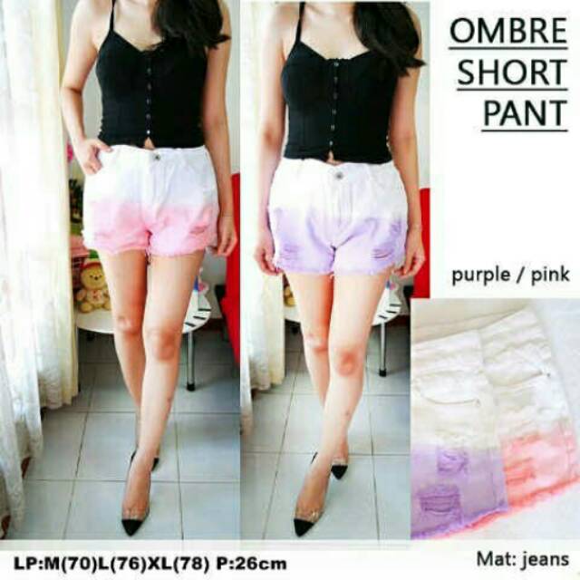 HOTPANT OMBRE JEANS