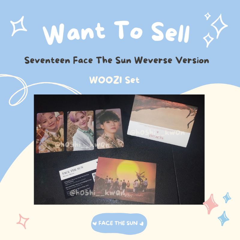 Album Face The Sun Weverse Version (Woozi Set)