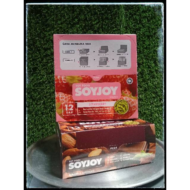 Soyjoy 30gr cemilan sehat/snack bar sehat/makanan/isi 12 bar