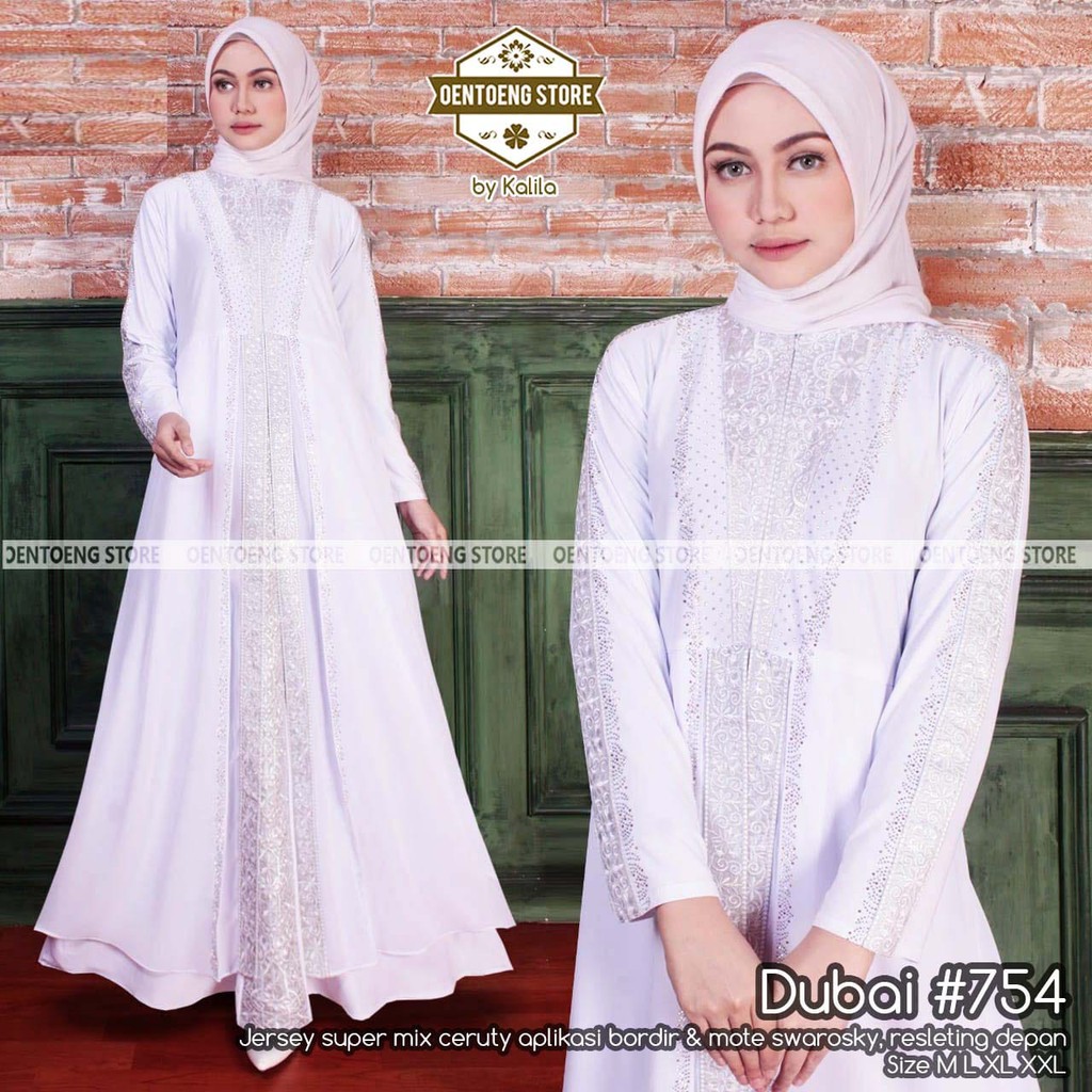 PROMO MURAH GAMIS ARAB PUTIH Abaya Arab Turkey Dubai 754 Jubah India Umroh  Jalabiya Mesir