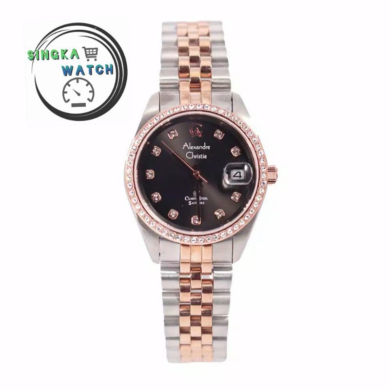 JAM TANGAN CEWEK ALEXANDRECHRISTIE AC ORIGINAL SERI 5012LD