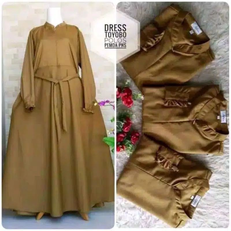 Gamis Pemda S M L XL XXL XXXL