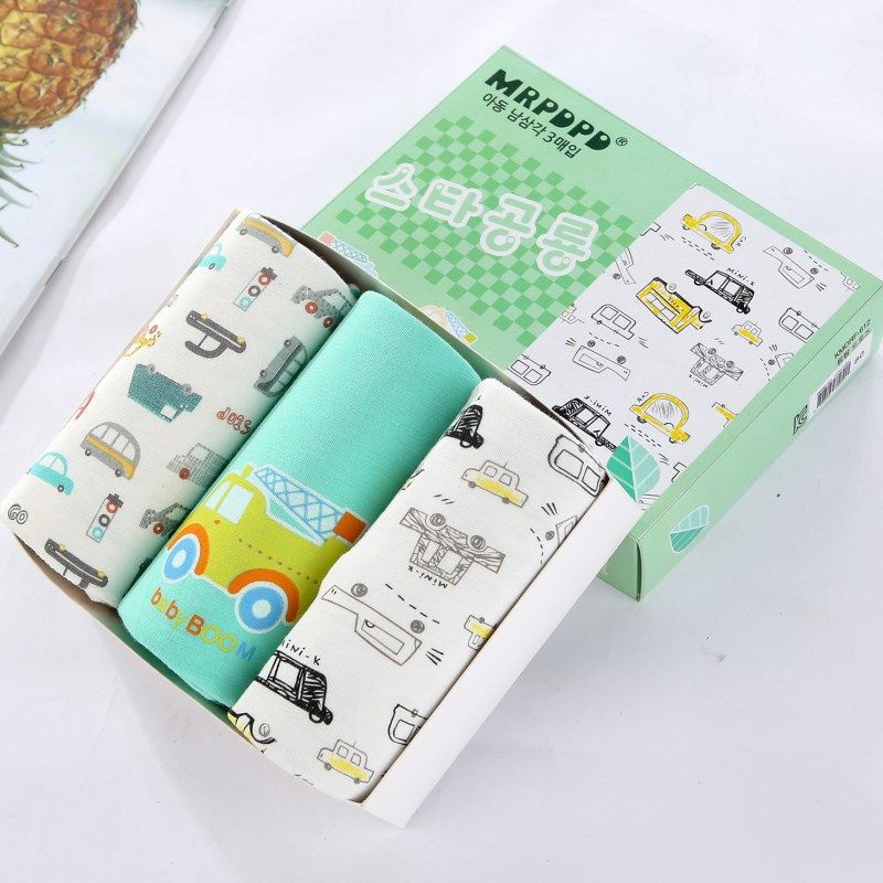 BXL 01 - 08 Set Celana Boxer Anak Laki Laki isi 3pcs Super Lembut