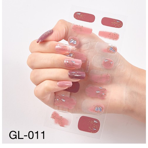 16Pcs/Stiker Kuku Murah / Nail Art Sticker / Nail Art Stiker / Nail Art &amp; Sticker Tipe GL