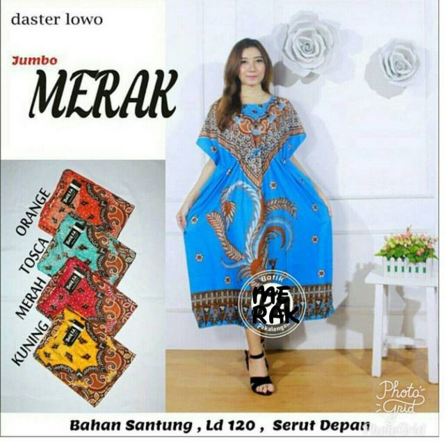 Daster lowo jumbo merak