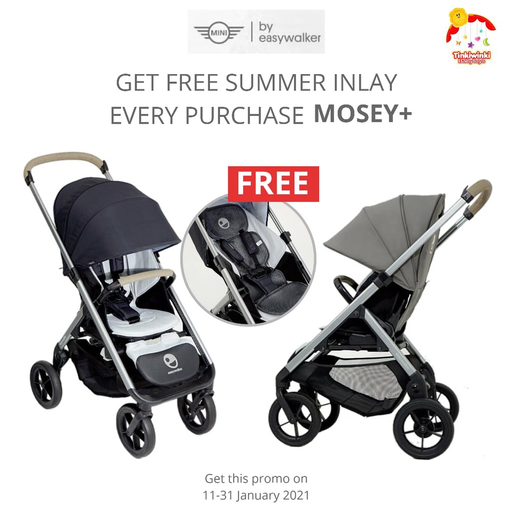 Easywalker Mosey+ Stroller FREE Summer Inlay