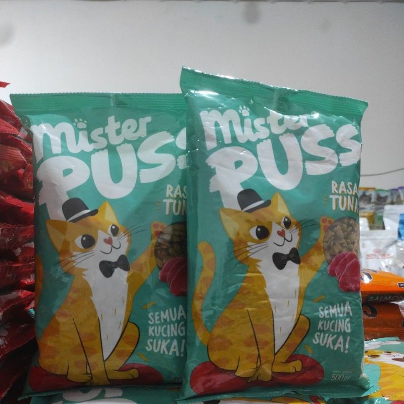 Makanan kucing Mister puss cat food tuna 1kg