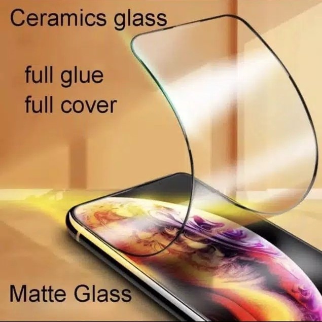 ANTI GORES CERAMIC MATTE ANTI PECAH / ANTI GORES GLARE LENTUR ANTI MINYAK FULL LEM REDMI 12C / 10C /