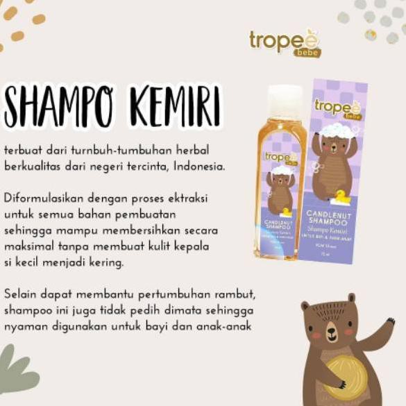 Tropee Bebe Candlenut Shampoo/Sampo Kemiri 100ml