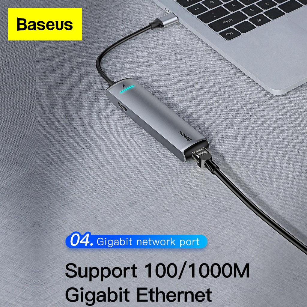 BASEUS Mechanical Eye Six in one Smart HUB Docking Station USB Type