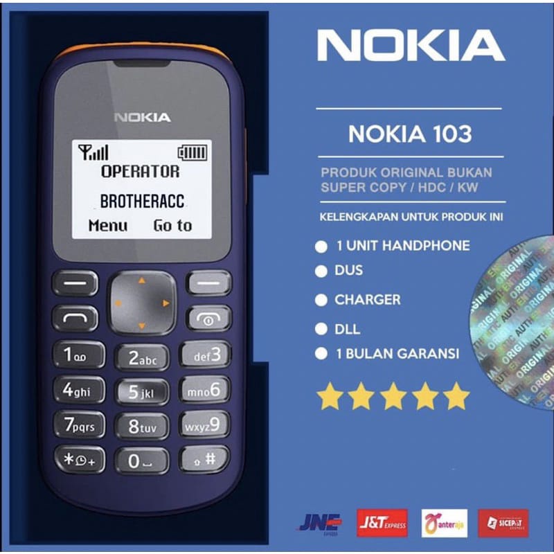 NOKIA 103 GARANSI