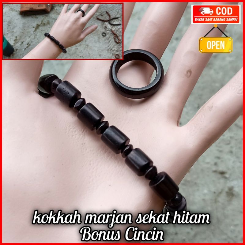 Gelang Kokkah Kotak sekat Bonus cincin 100% Ori