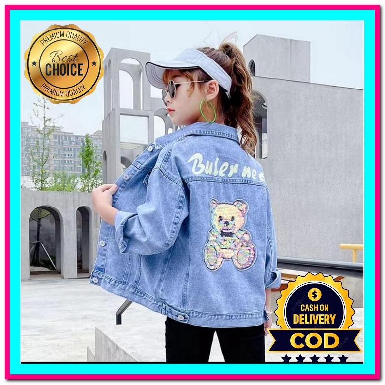 Jaket Jeans Anak Jaket Jins Anak Perempuan Terbaru Jaket Anak Kekinian Import Jacket Anak Cewek Keki