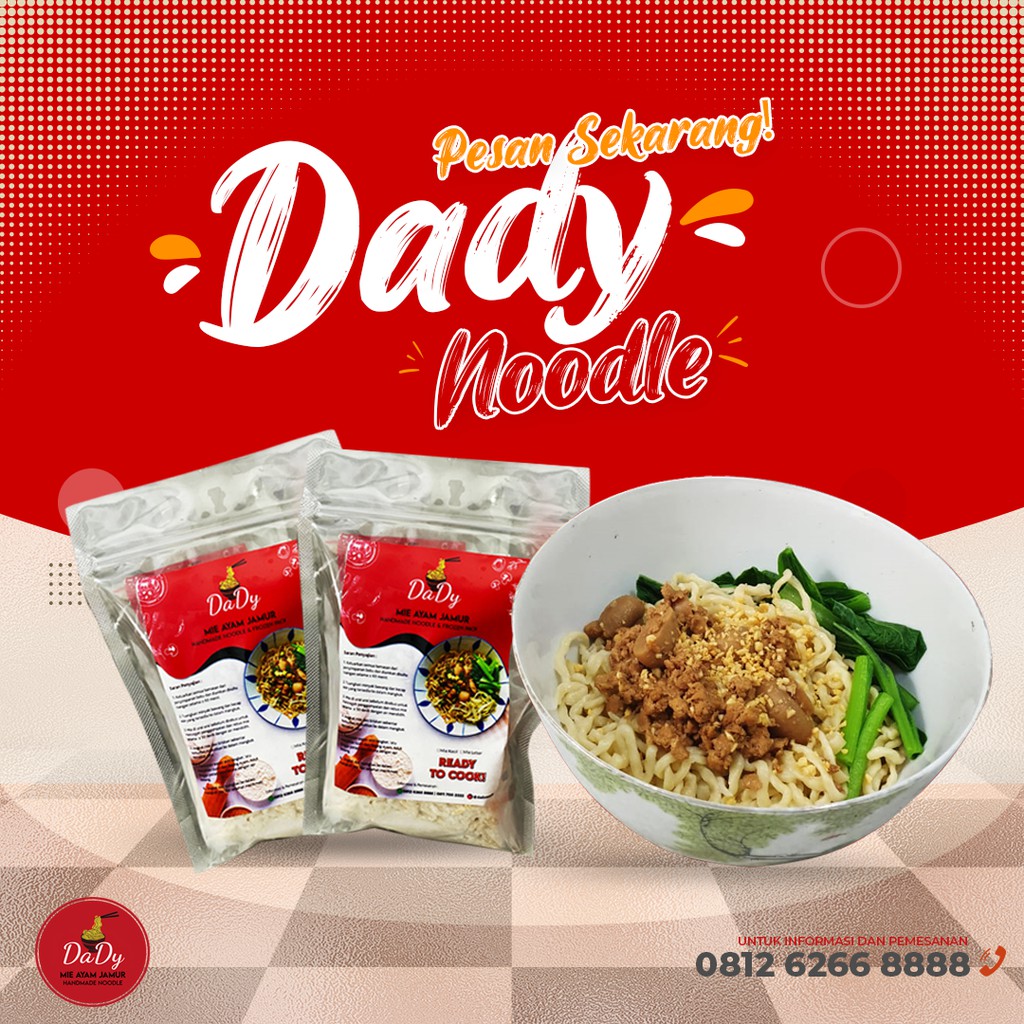 

Mie Ayam Jamur - Dady Noodle - Frozen Pack