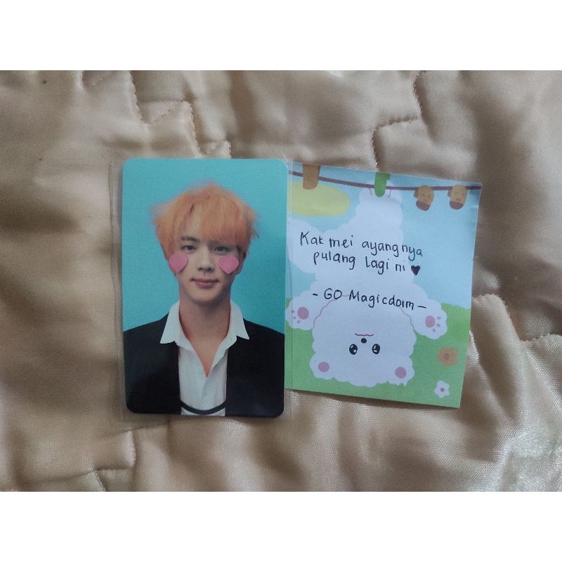 Seokjin answer f booked