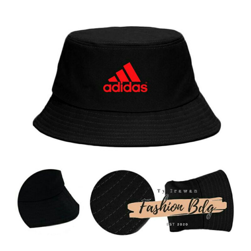 Topi Bucket Logo adidas - tc