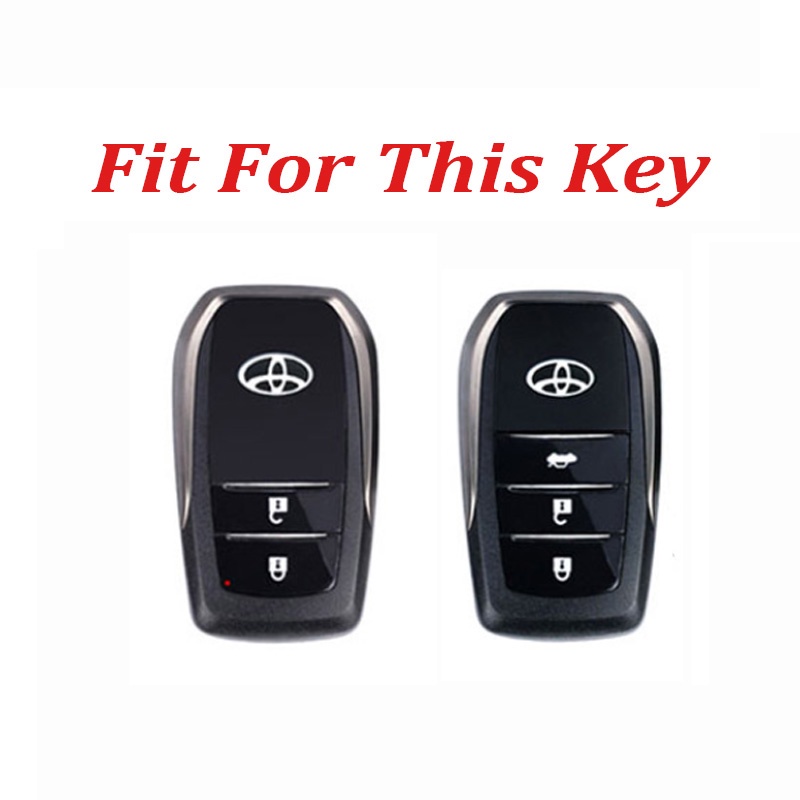 Soft Tpu Car Remote Key Case Cover Pelindung Shell Untuk Toyota Prius Camry Corolla C-HR CHR RAV4 Prado 2018kunci Aksesoris (Tidak Cocok Untuk Empat Tombol)