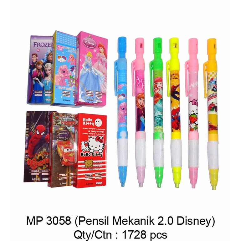 Pensil Mekanik Fancy 2.0 RANDOM Isi 12 Pcs