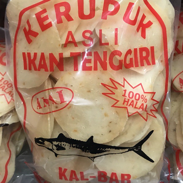 

KRUPUK IKAN TENGGIRI PONTIANAK, KERUPUK ASLI IKAN TENGGIRI