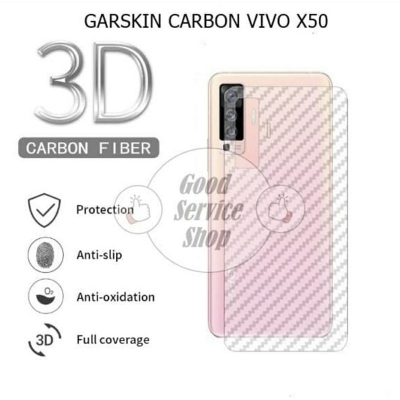 SKIN CARBON VIVO Y21S Y21 Y51 Y51A Y33S ANTIGORES BELAKANG VIVO Y51 Y51A Y53S Y33S