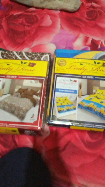 Sprei Lady Rose Flat King Ukuran 180x200 Banyak Motif