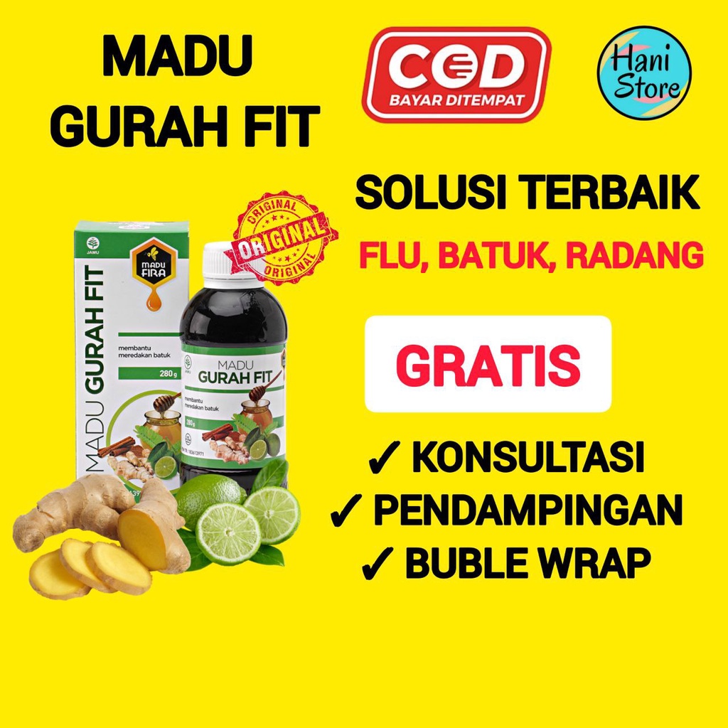 Madu Gurah FIt Obat Herbal Paling Ampuh Mengatasi Asma Berat Akut Kambuh Flu Alergi Batuk Berdahak K