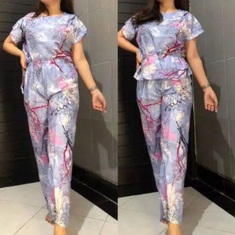 ONE SET baju rayon Bali / PAJAMAS bali/babydoll bali